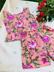 Rose Berry - Frill top & Shorts Set 2 - 3yrs